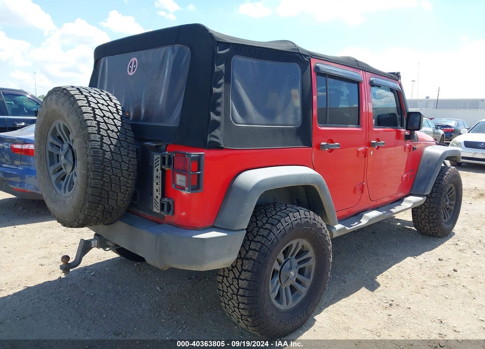 2014 JEEP WRANGLER UNLIMITED SPORT VIN: 1C4BJWDGXEL320061