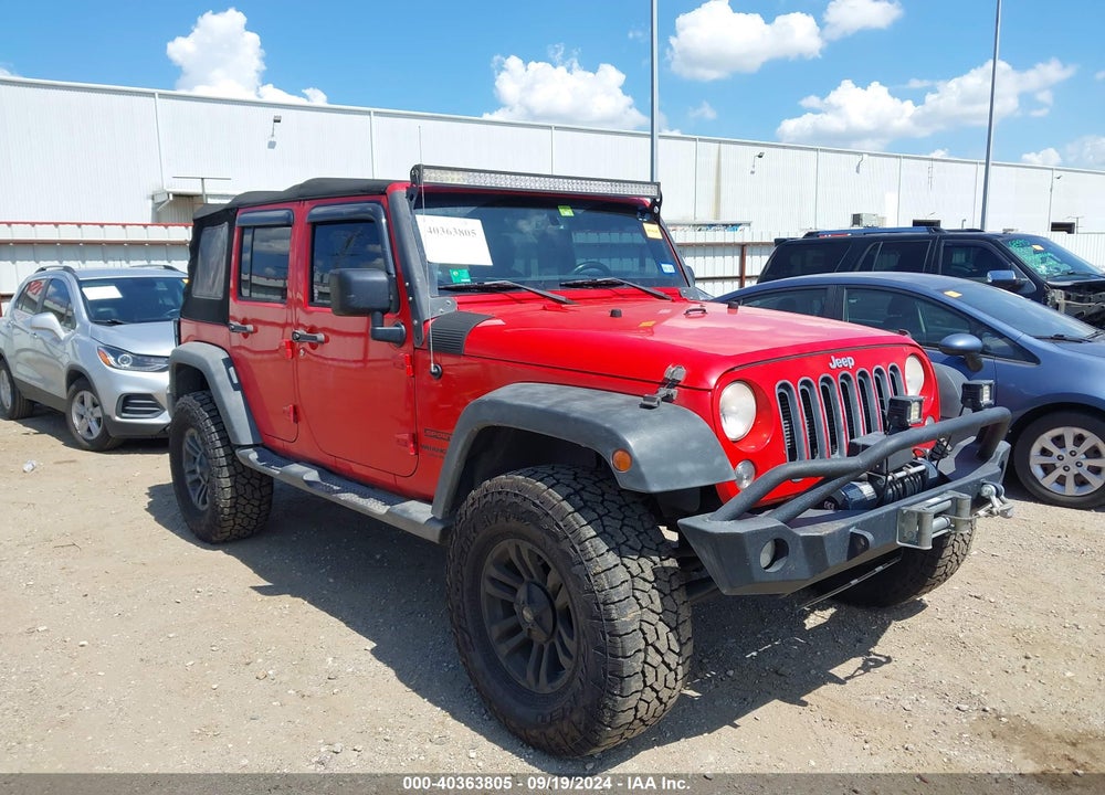2014 JEEP WRANGLER UNLIMITED SPORT VIN: 1C4BJWDGXEL320061