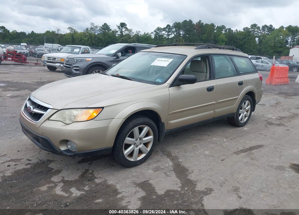 2009 SUBARU OUTBACK 2.5I VIN: 4S4BP61C597319345