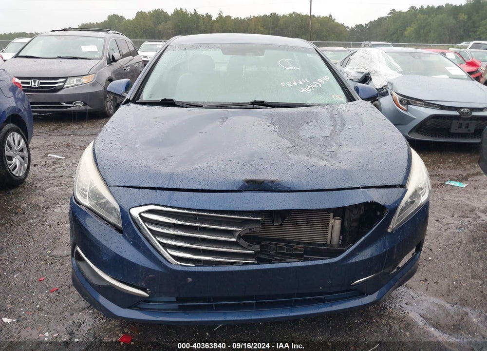 2016 HYUNDAI SONATA SE VIN: 5NPE24AF3GH276356