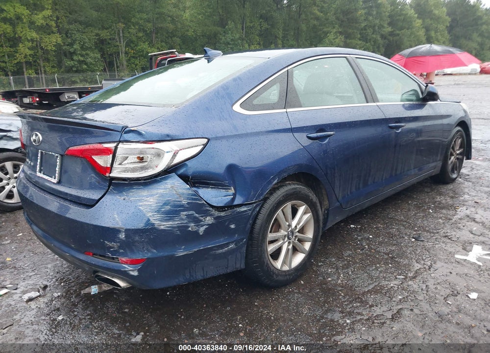2016 HYUNDAI SONATA SE VIN: 5NPE24AF3GH276356