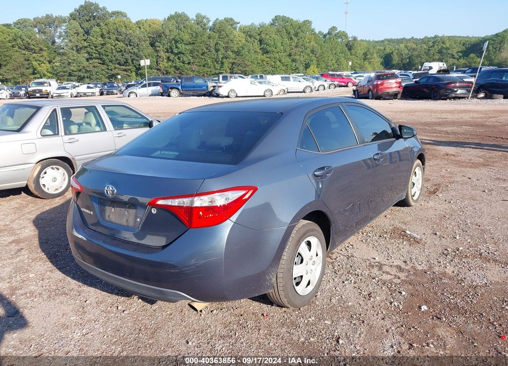 2014 TOYOTA COROLLA L VIN: 2T1BURHE2EC144762