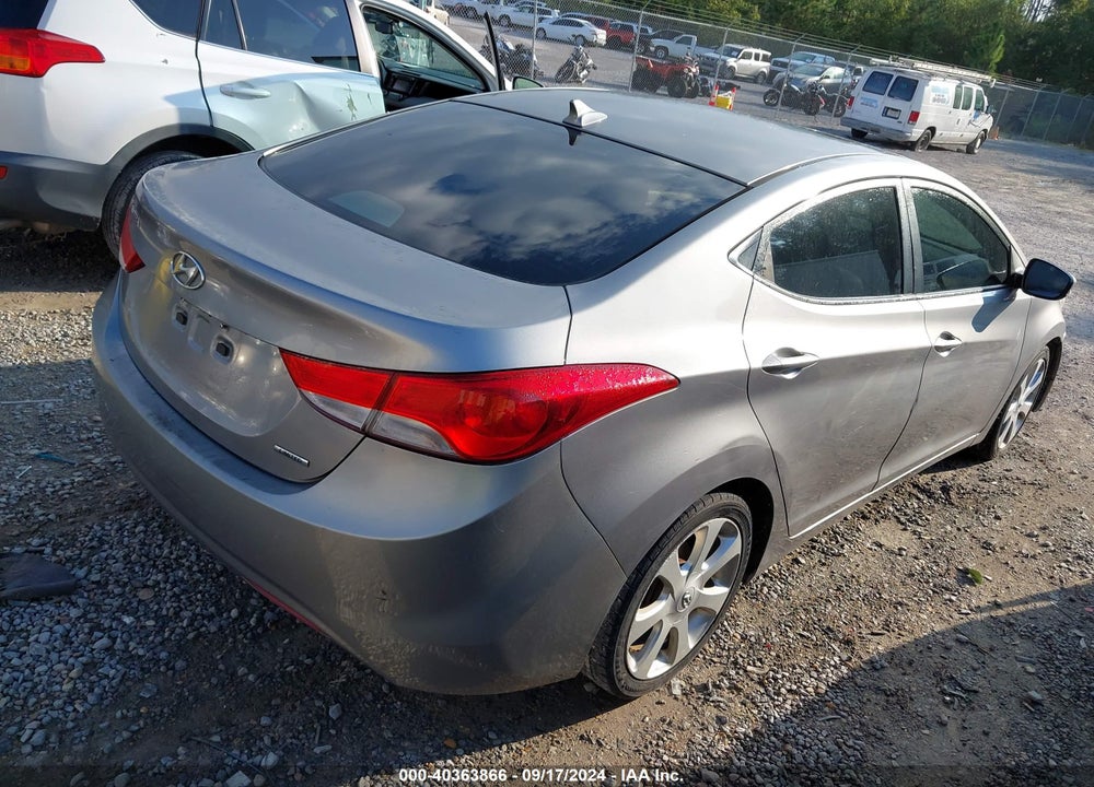 2011 HYUNDAI ELANTRA LIMITED (ULSAN PLANT) VIN: KMHDH4AE2BU150274