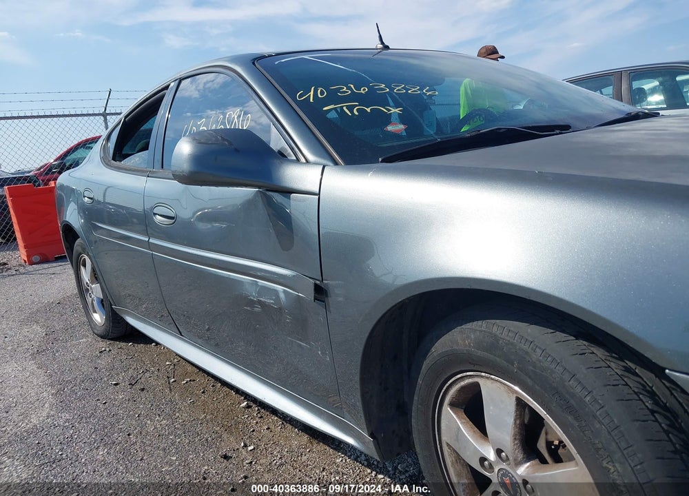 2005 PONTIAC GRAND PRIX GT VIN: 2G2WS522051236213