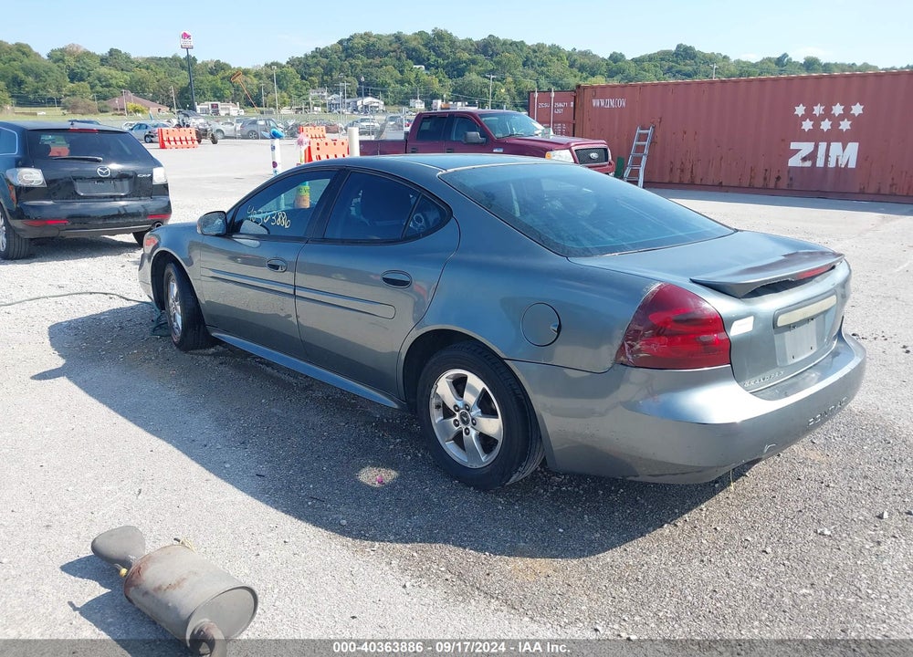 2005 PONTIAC GRAND PRIX GT VIN: 2G2WS522051236213