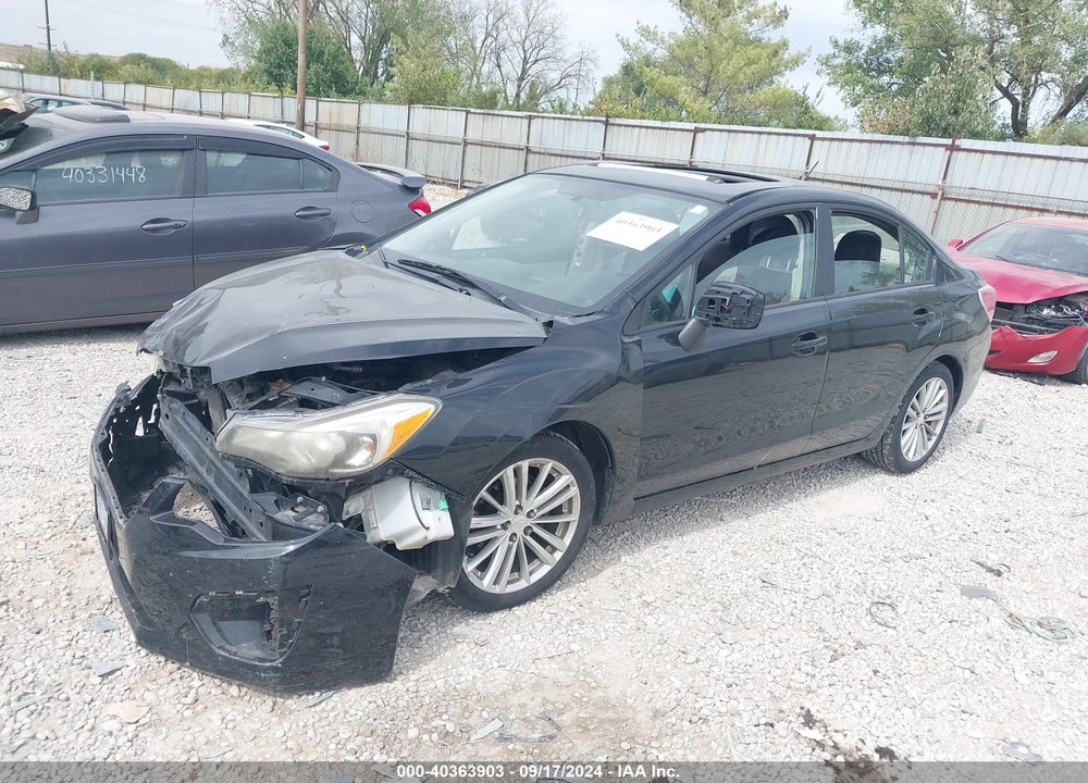 2012 SUBARU IMPREZA 2.0I PREMIUM VIN: JF1GJAD63CH012395