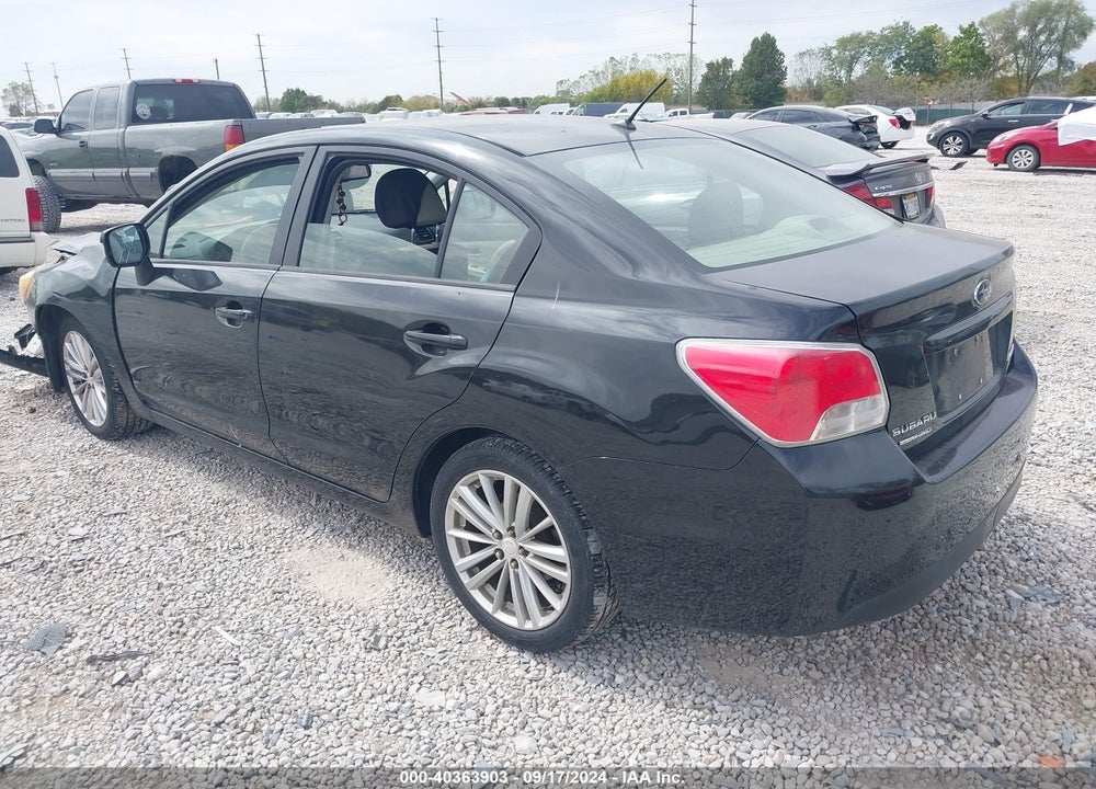 2012 SUBARU IMPREZA 2.0I PREMIUM VIN: JF1GJAD63CH012395
