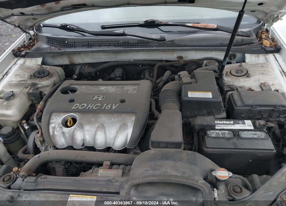 2007 HYUNDAI SONATA GLS VIN: 5NPET46C17H250012