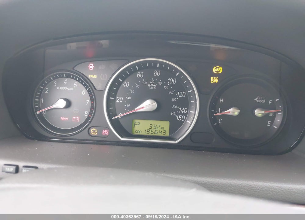 2007 HYUNDAI SONATA GLS VIN: 5NPET46C17H250012