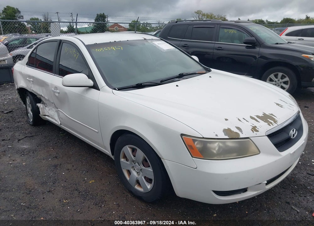 2007 HYUNDAI SONATA GLS VIN: 5NPET46C17H250012