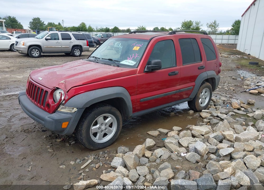 2006 JEEP LIBERTY SPORT VIN: 1J8GK48K66W282956