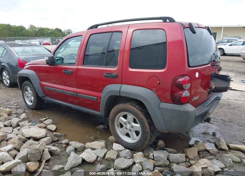 2006 JEEP LIBERTY SPORT VIN: 1J8GK48K66W282956
