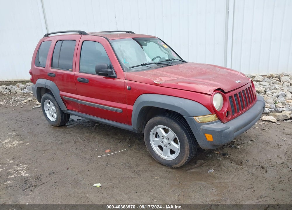 2006 JEEP LIBERTY SPORT VIN: 1J8GK48K66W282956