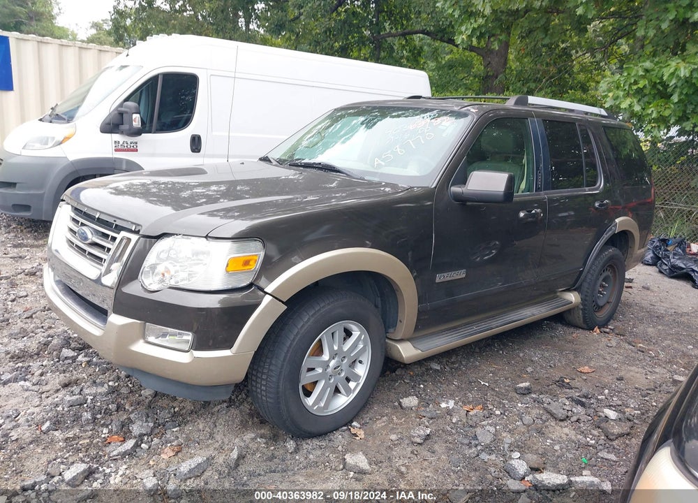 2007 FORD EXPLORER EDDIE BAUER VIN: 1FMEU64E57UA58770