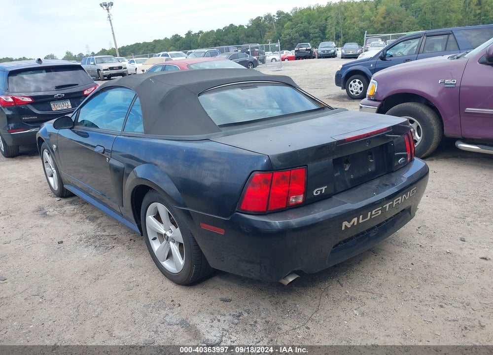 2004 FORD MUSTANG GT VIN: 1FAFP45X44F189084