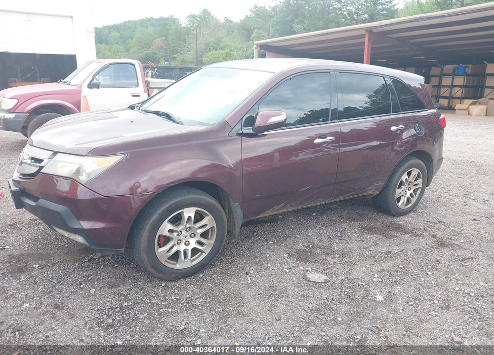 2009 ACURA MDX TECHNOLOGY PACKAGE VIN: 2HNYD28649H523262