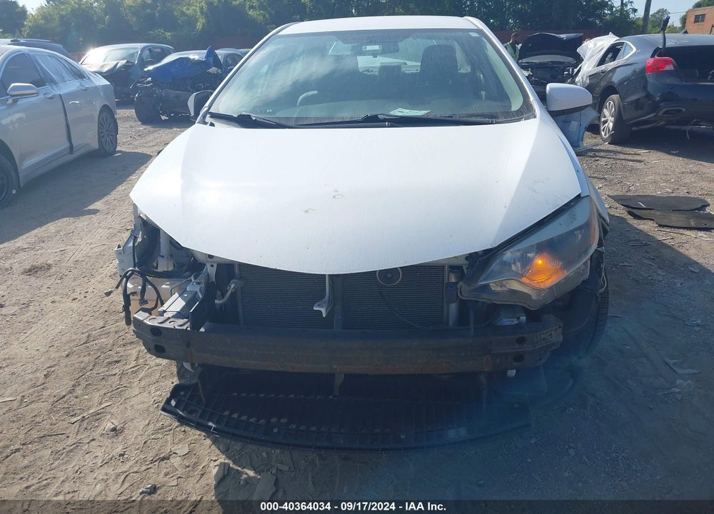 2015 TOYOTA COROLLA LE VIN: 5YFBURHE0FP226197