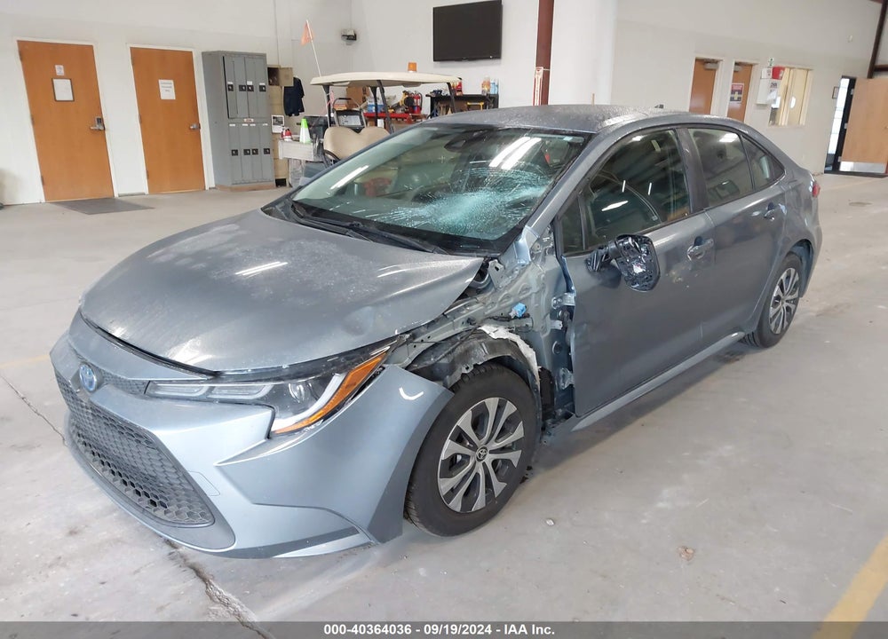 2022 TOYOTA COROLLA HYBRID LE VIN: JTDEAMDE5NJ047557