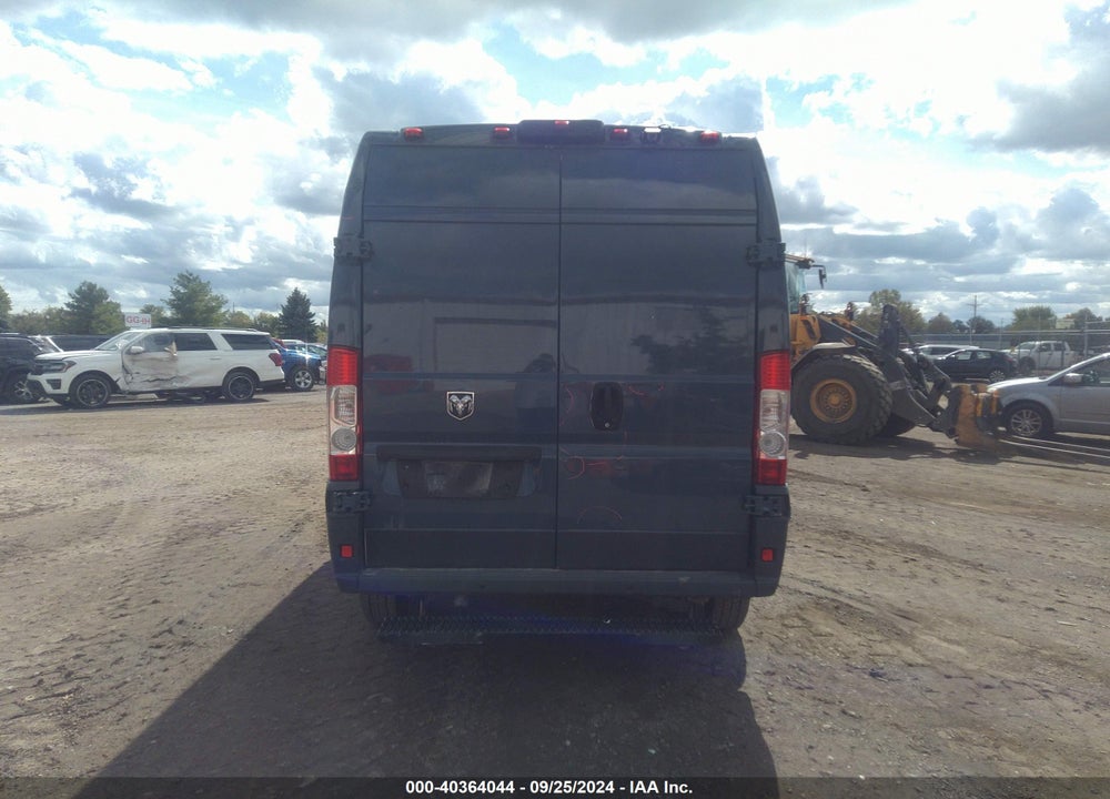 2018 RAM PROMASTER 2500 HIGH ROOF 159 WB VIN: 3C6TRVDG0JE161262