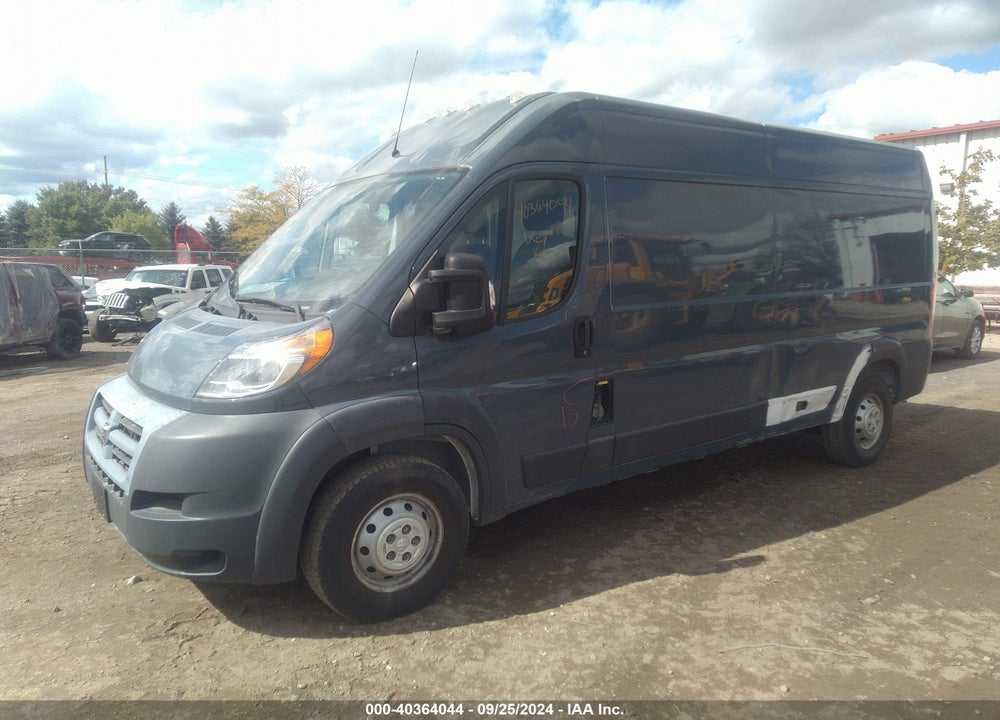 2018 RAM PROMASTER 2500 HIGH ROOF 159 WB VIN: 3C6TRVDG0JE161262