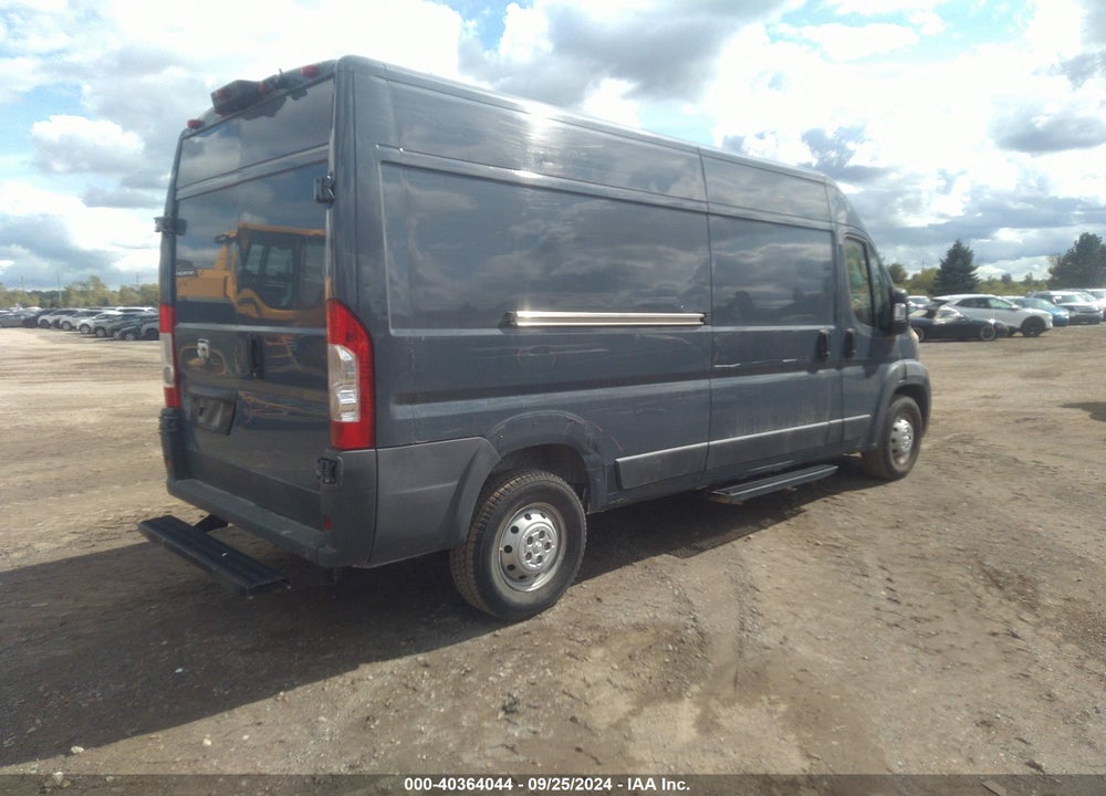 2018 RAM PROMASTER 2500 HIGH ROOF 159 WB VIN: 3C6TRVDG0JE161262