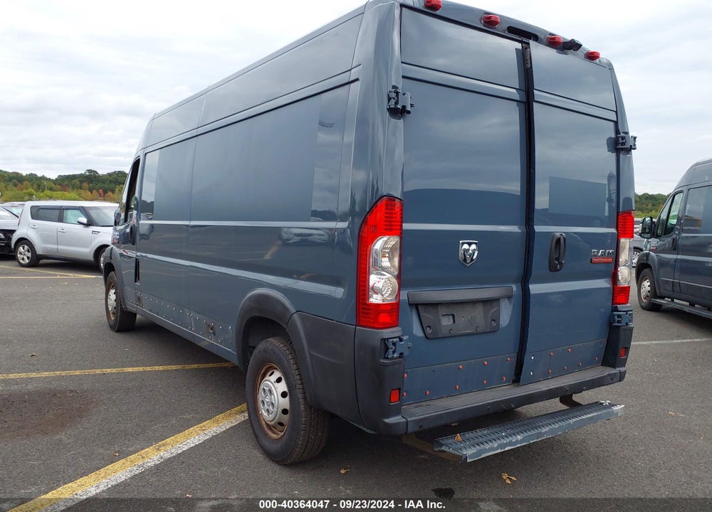 2019 RAM PROMASTER 2500 HIGH ROOF 159 WB VIN: 3C6TRVDG6KE520681