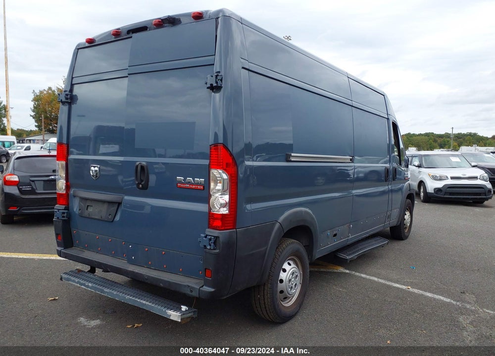 2019 RAM PROMASTER 2500 HIGH ROOF 159 WB VIN: 3C6TRVDG6KE520681