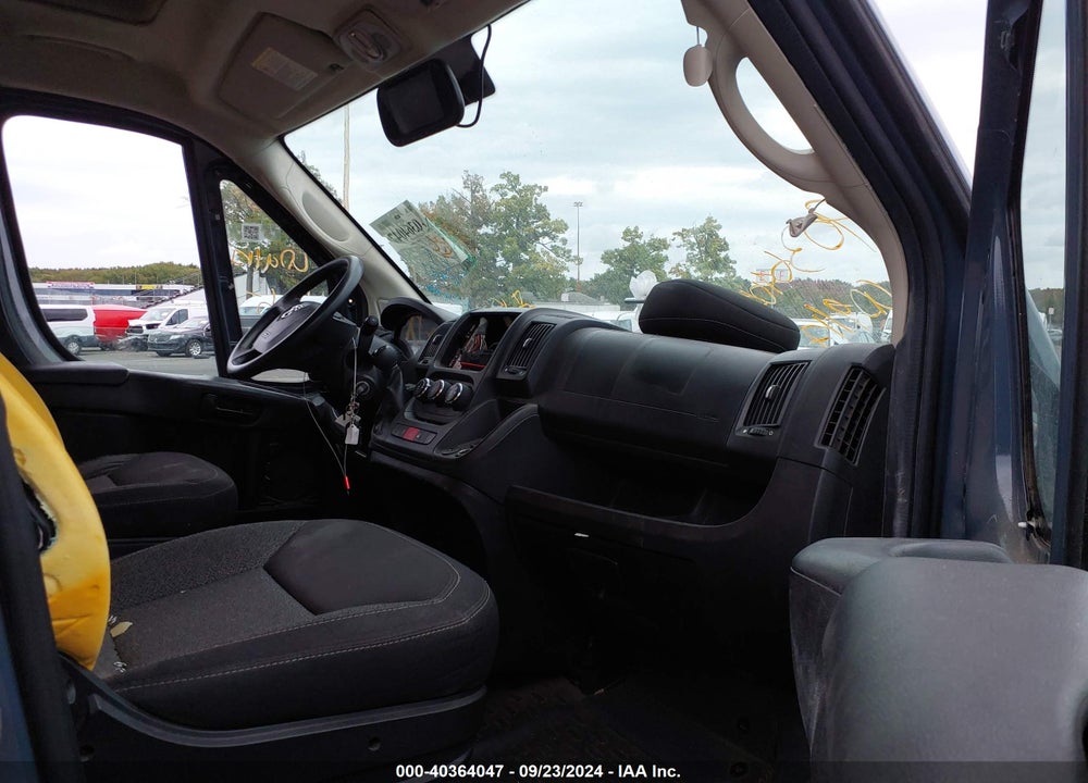 2019 RAM PROMASTER 2500 HIGH ROOF 159 WB VIN: 3C6TRVDG6KE520681