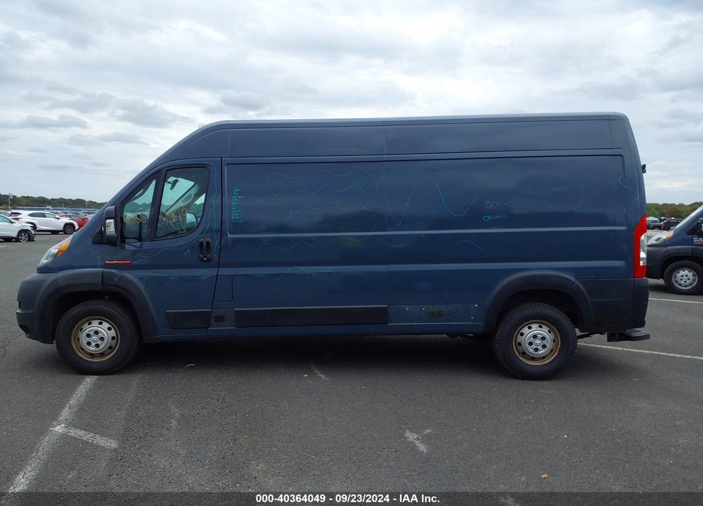 2019 RAM PROMASTER 2500 HIGH ROOF 159 WB VIN: 3C6TRVDG4KE521652