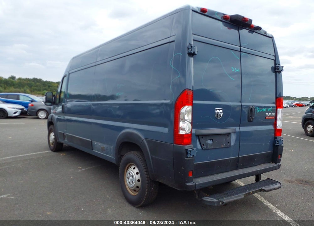 2019 RAM PROMASTER 2500 HIGH ROOF 159 WB VIN: 3C6TRVDG4KE521652