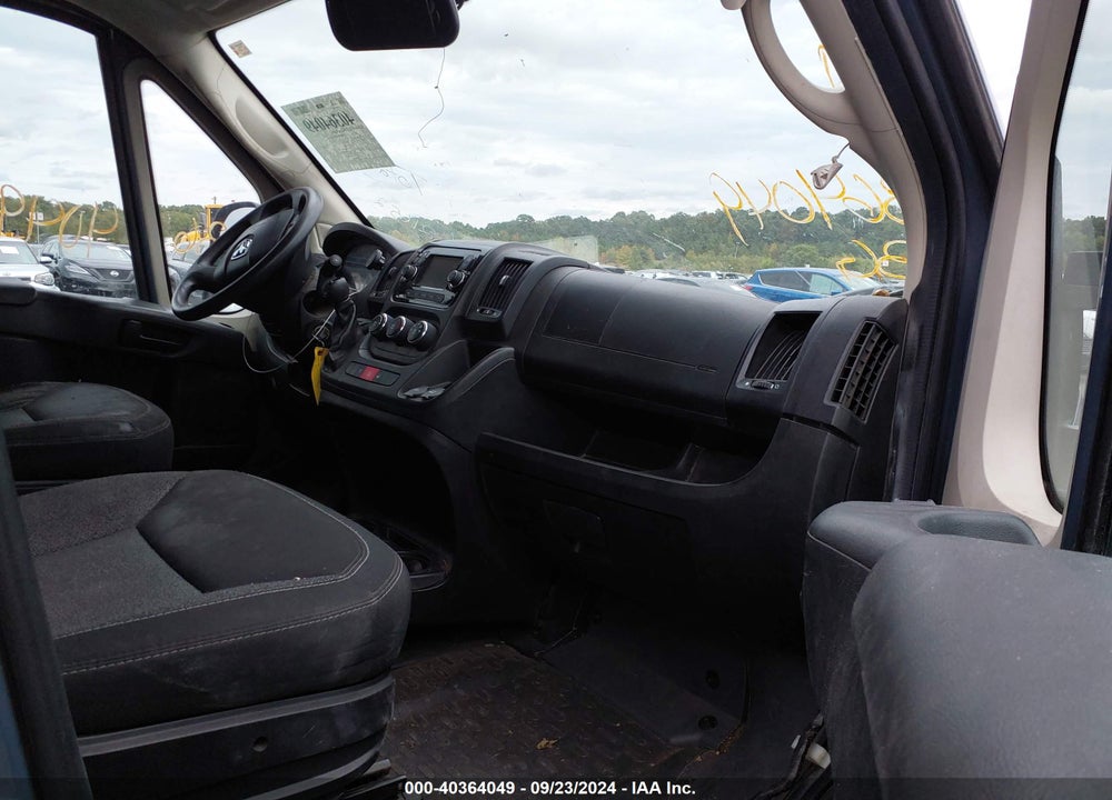 2019 RAM PROMASTER 2500 HIGH ROOF 159 WB VIN: 3C6TRVDG4KE521652
