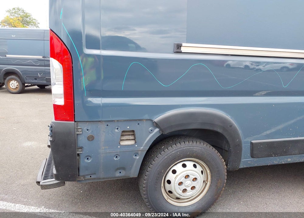 2019 RAM PROMASTER 2500 HIGH ROOF 159 WB VIN: 3C6TRVDG4KE521652