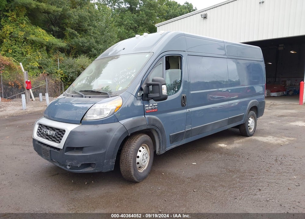 2019 RAM PROMASTER 2500 HIGH ROOF 159 WB VIN: 3C6TRVDG6KE515478