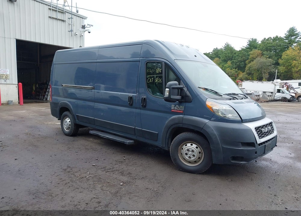 2019 RAM PROMASTER 2500 HIGH ROOF 159 WB VIN: 3C6TRVDG6KE515478