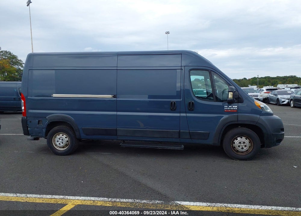 2019 RAM PROMASTER 2500 HIGH ROOF 159 WB VIN: 3C6TRVDG3KE518080