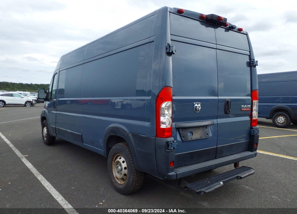 2019 RAM PROMASTER 2500 HIGH ROOF 159 WB VIN: 3C6TRVDG3KE518080