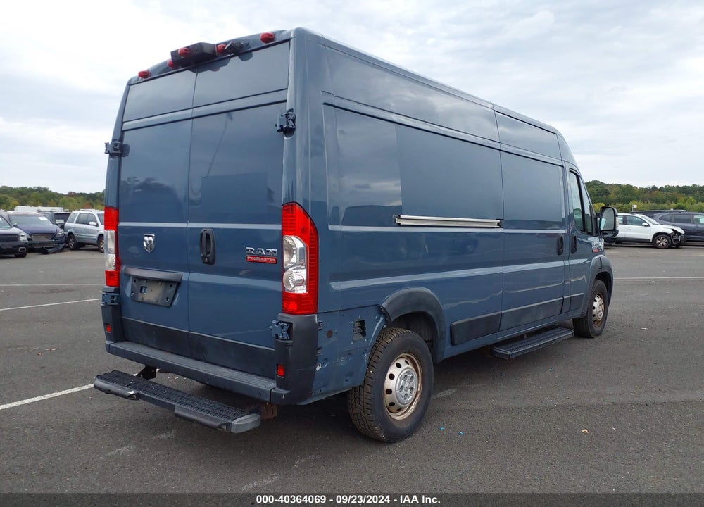 2019 RAM PROMASTER 2500 HIGH ROOF 159 WB VIN: 3C6TRVDG3KE518080