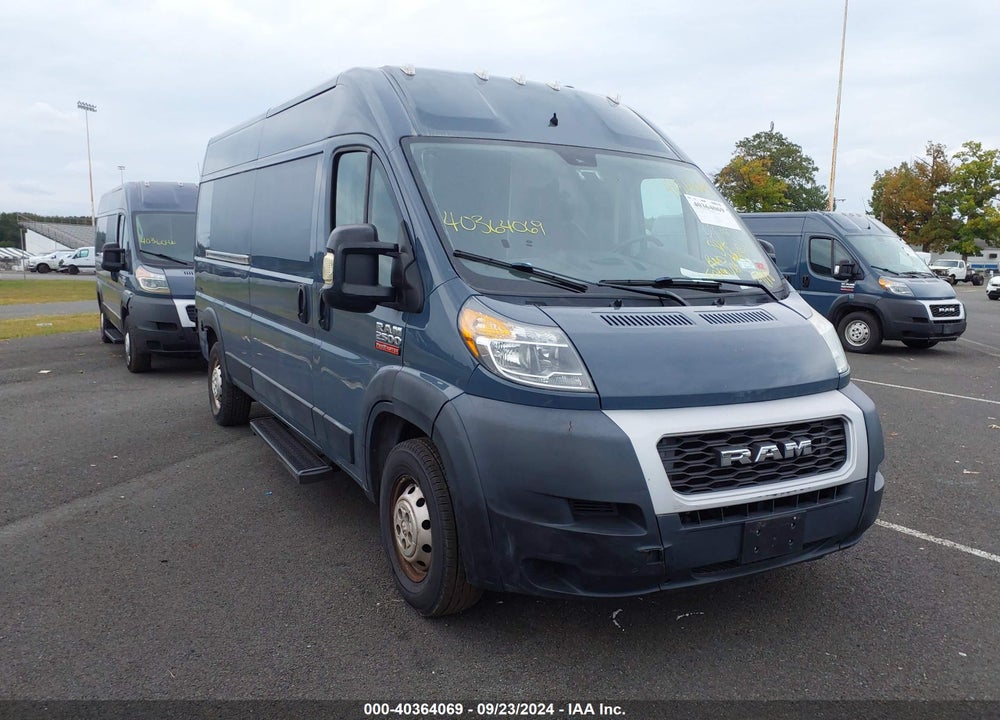 2019 RAM PROMASTER 2500 HIGH ROOF 159 WB VIN: 3C6TRVDG3KE518080