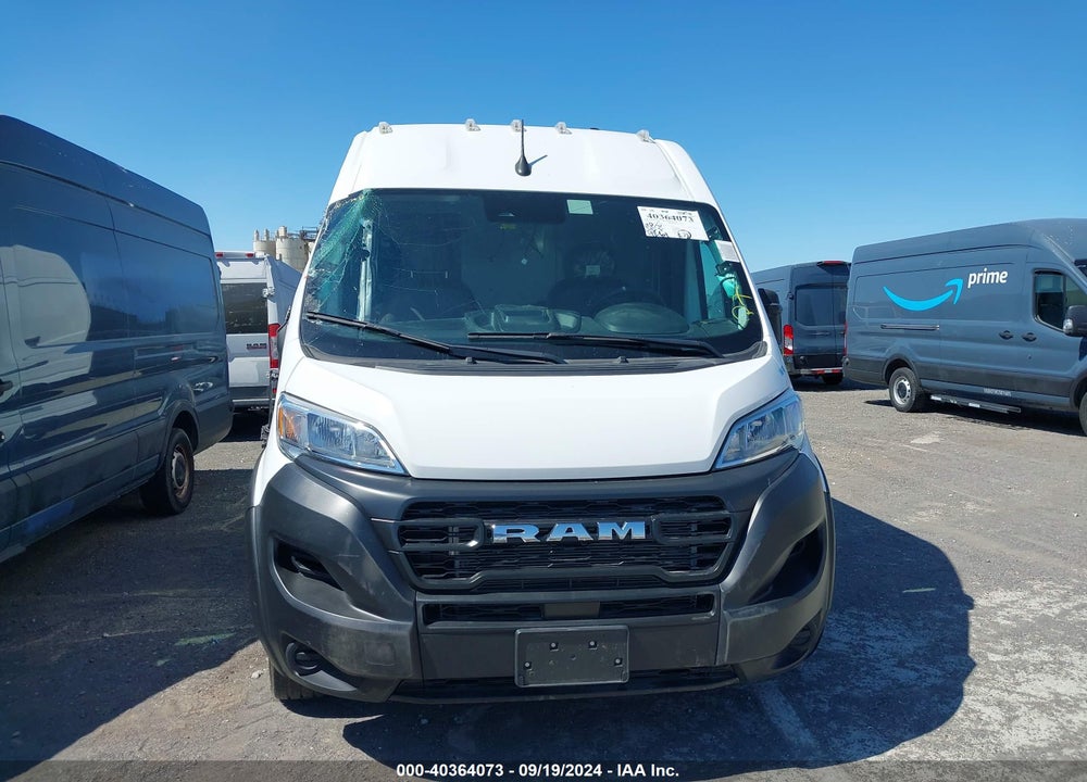 2023 RAM PROMASTER 3500 CARGO VAN HIGH ROOF 159 WB EXT VIN: 3C6MRVJG8PE512808