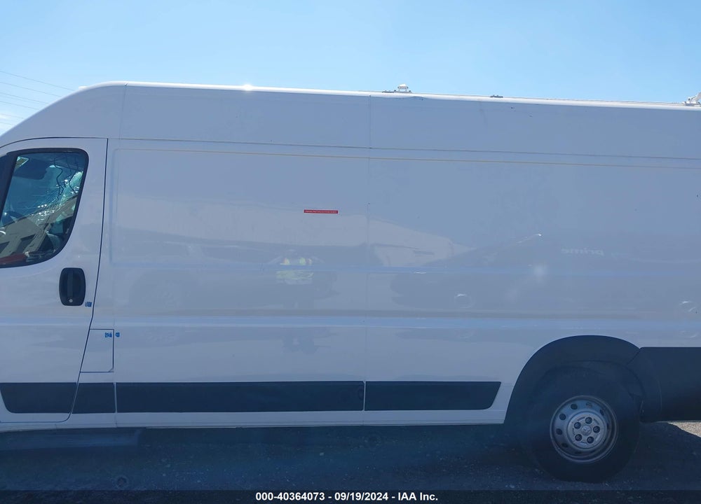 2023 RAM PROMASTER 3500 CARGO VAN HIGH ROOF 159 WB EXT VIN: 3C6MRVJG8PE512808