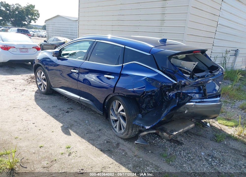 2021 NISSAN MURANO SL FWD VIN: 5N1AZ2CJ7MC115513