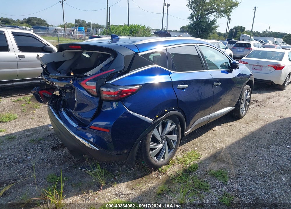 2021 NISSAN MURANO SL FWD VIN: 5N1AZ2CJ7MC115513