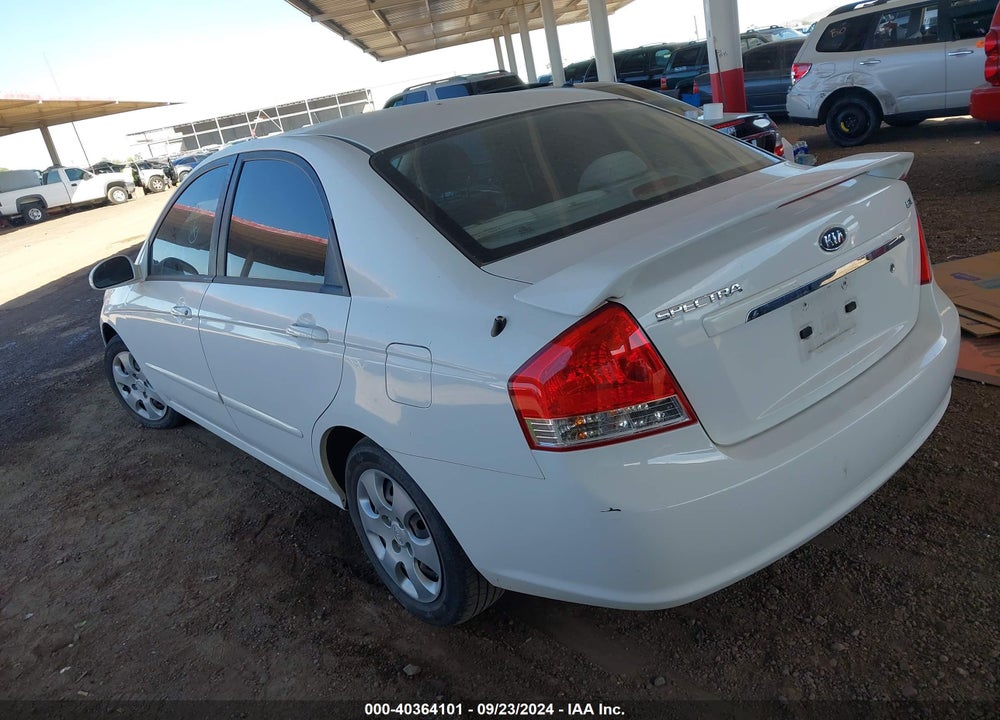 2007 KIA SPECTRA EX VIN: KNAFE122275469178