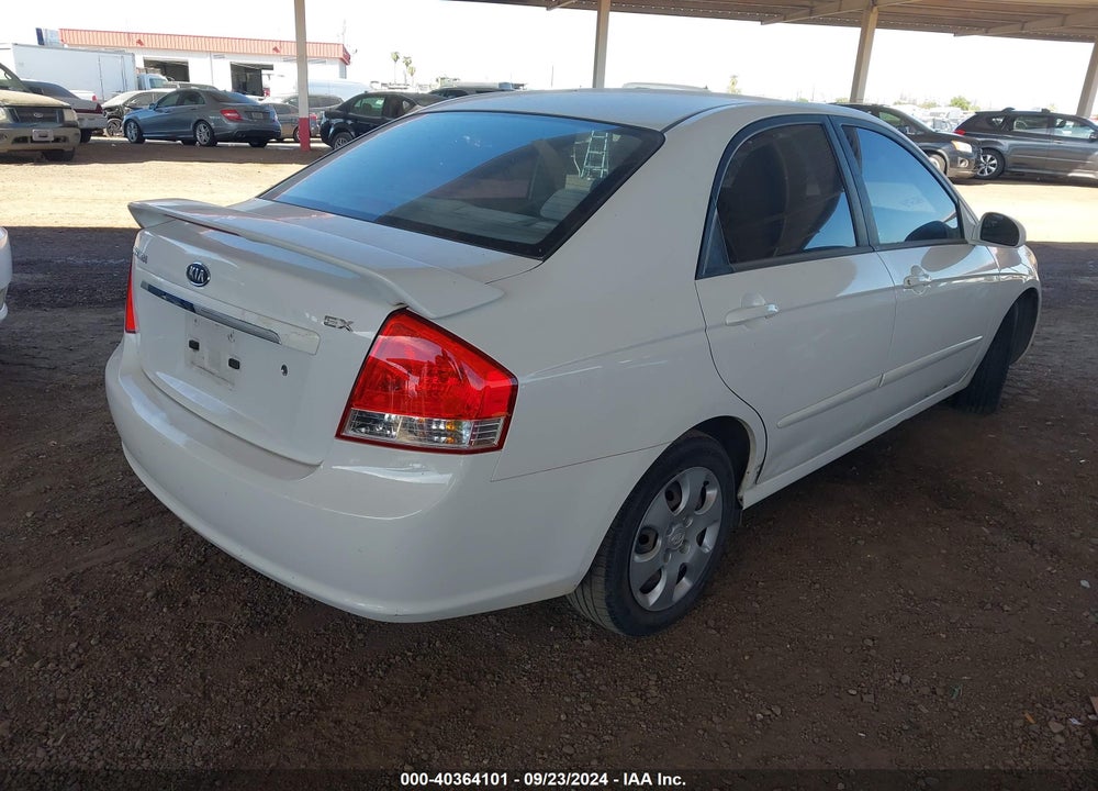 2007 KIA SPECTRA EX VIN: KNAFE122275469178