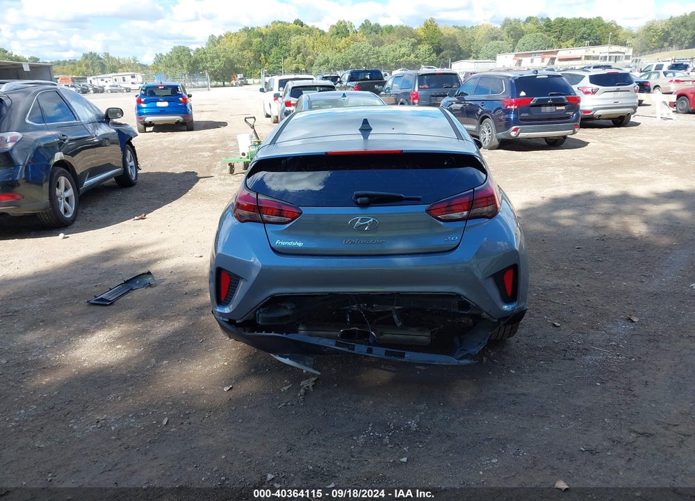 2019 HYUNDAI VELOSTER 2.0 VIN: KMHTG6AF8KU008384