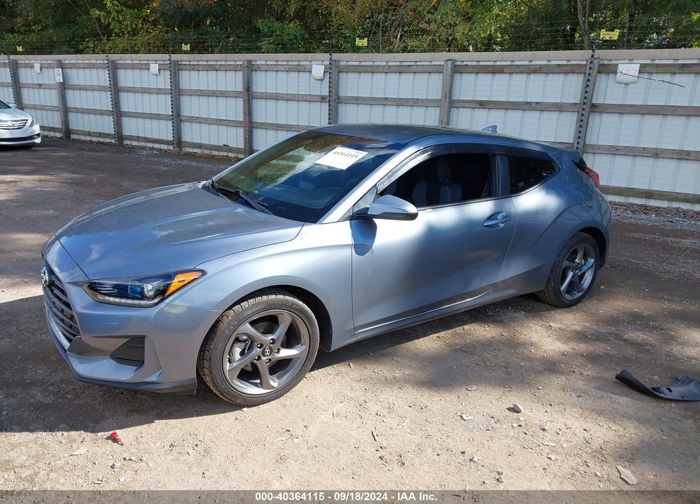 2019 HYUNDAI VELOSTER 2.0 VIN: KMHTG6AF8KU008384