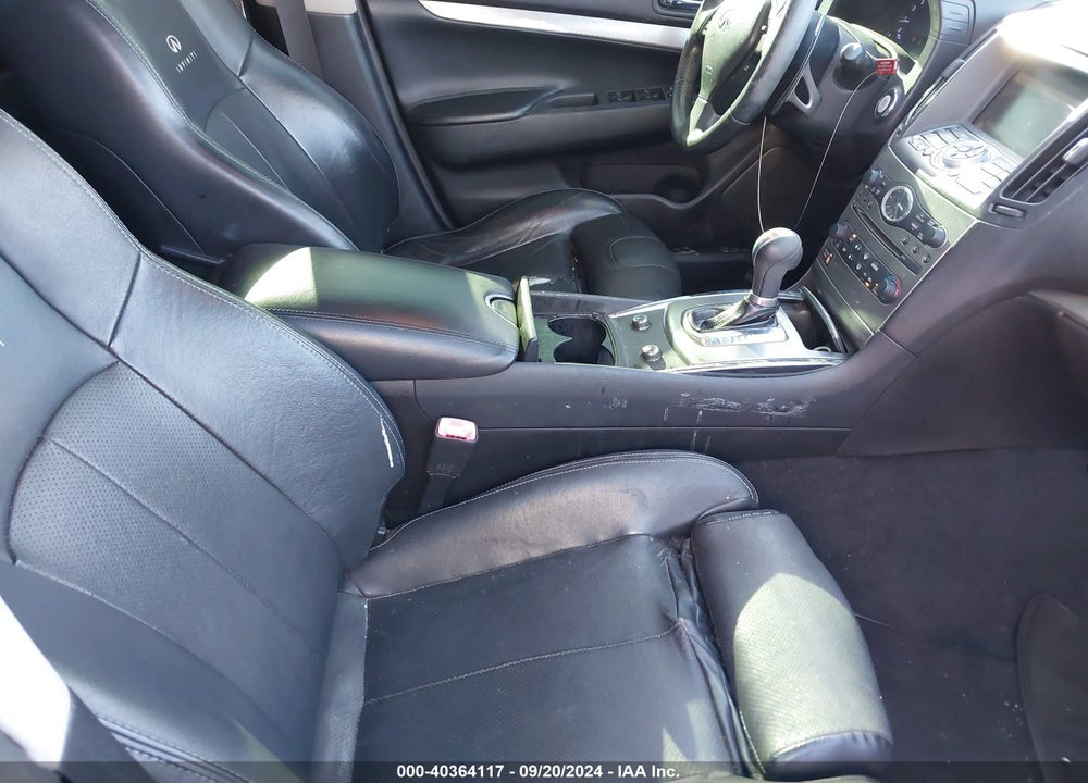 2012 INFINITI G37 LIMITED EDITION VIN: JN1CV6AP1CM622295