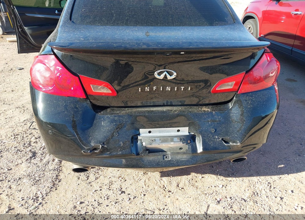 2012 INFINITI G37 LIMITED EDITION VIN: JN1CV6AP1CM622295