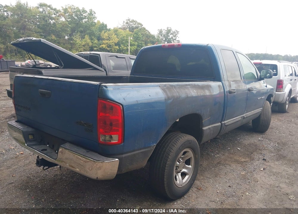 2004 DODGE RAM 1500 SLT/LARAMIE VIN: 1D7HU18D44S625117