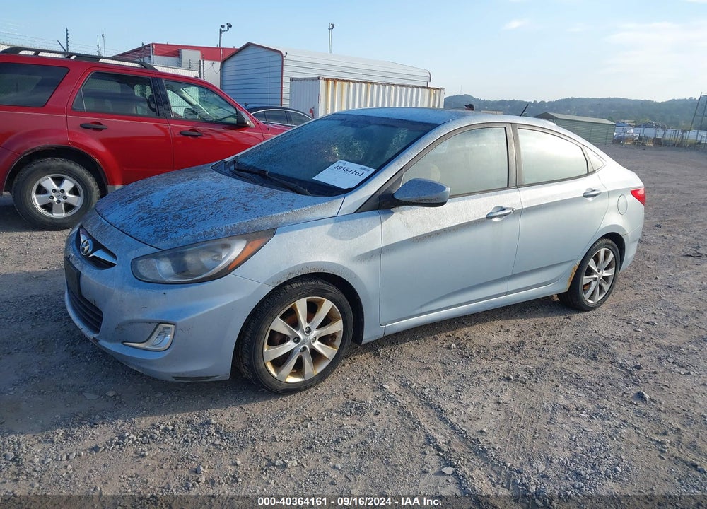 2012 HYUNDAI ACCENT GLS VIN: KMHCU4AE6CU035864